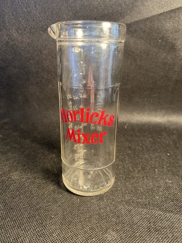 Vintage horlicks glass - horlicks, mixer