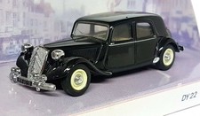 Dinky 1/43 - DY-22 1952 Citroen 15 CV Black Diecast Model Car