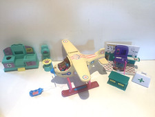 VINTAGE ANIMAL HOSPITAL TOYS - AIR AMBULANCE, FIGURES, X-RAY EQUIPMENT ETC