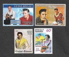 ELVIS PRESLEY STAMPS COLLECTION MUSIC ROCK POP MNH