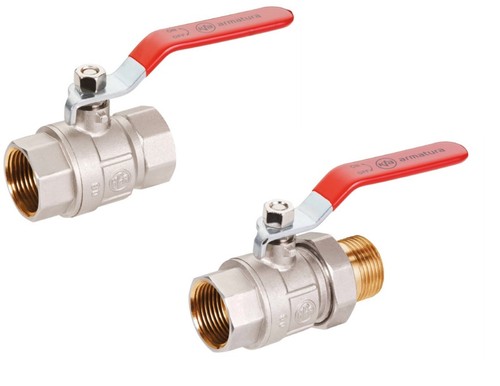 Ball lever valve full - lever,