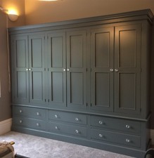 Wardrobe - Painted 6 Door 6