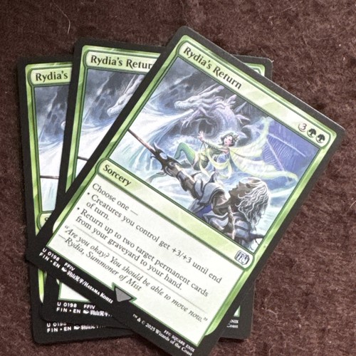 Rydia return 0198 u mtg - x3,