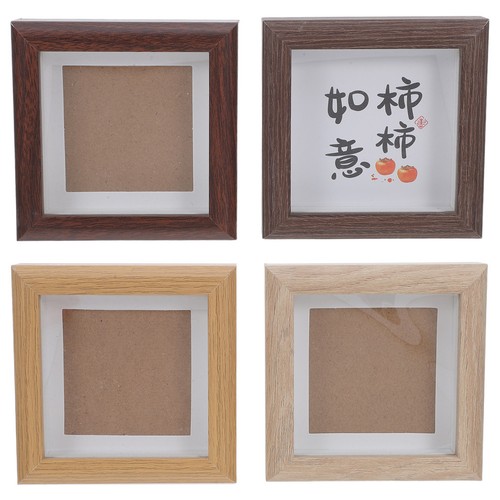 4pcs mini shadow - box, frame