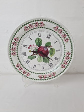Portmeirion Pormona The Hoary Morning Apple Plate Wall Clock