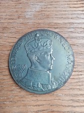 Edward VIII Crowning International Medallion Approx 56mm