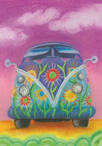Campervan inspired artist - vw,
