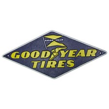 Goodyear Tyres Cast Iron Sign