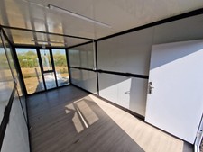 UK Stock   House Office TINY HOME Cabin Summer House Folding Container Electric