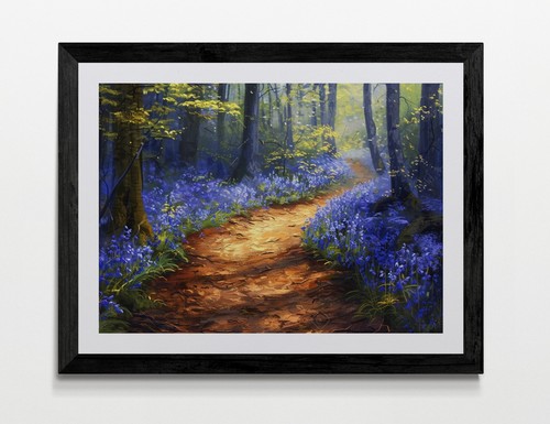 Bluebell woodland forest - bluebell,