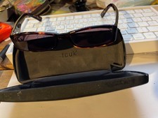 FCUK 74 tortoiseshell glasses.