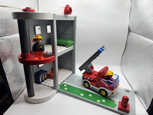 Playmobil 123 fire station - playmobil,