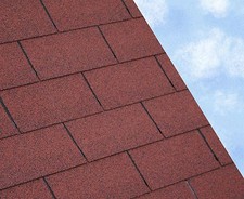 Felt Roofing Shingles | Shed Felt Roof Shingles | RED RECTANGULAR 3 TAB 2.42SQM