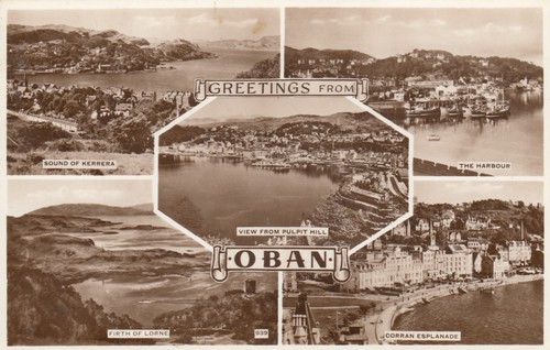 Postcard greetings from oban - ,