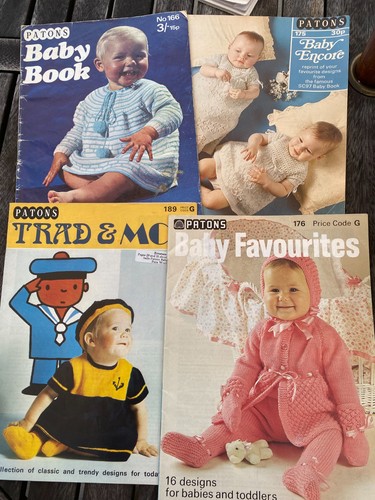 Vintage patons baby books - 4,