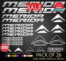 MERIDA Vinyl Decal Stickers
