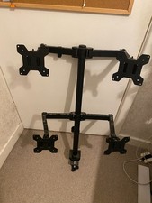 Quad monitor stand - stand, 13-27"