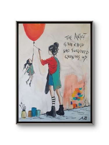 Original acrylic painting - original,