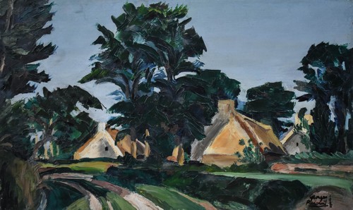 1926 breton village french - village,