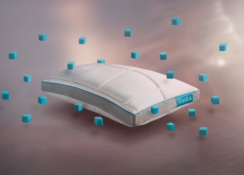 Simba new hybrid pillow white - new,