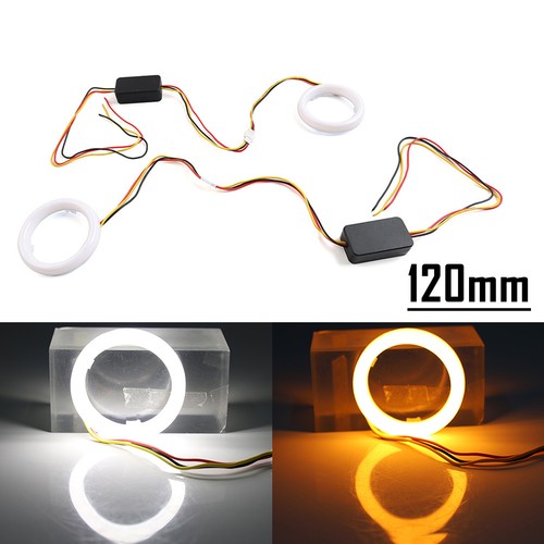120mm white amber - amber, switchback