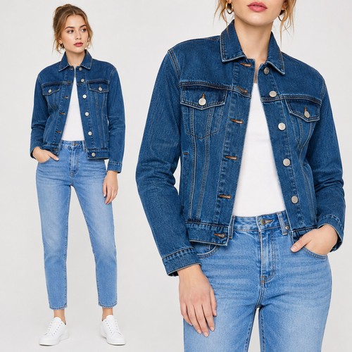 Warehouse womens denim jacket - womens,