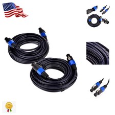 Durable 50 ft Speaker Cables