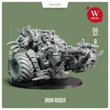 Iron Rider- Artel W- Ork Deffkilla Wartrike Bike Warboss Megatrakk Snazzwagon