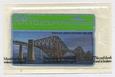 British telecom 20 Units Phonecard Forth Rail Bridge Unused SEALED C22
