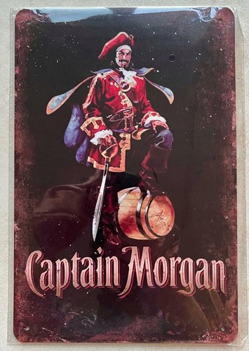 Captain morgan rum metal sign - morgan,