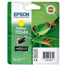 Epson T0544 Yellow Ink Cartridge Genuine Original Frog R800 R1800 .
