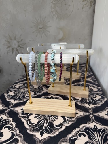 Selenite bracelet holder - holder, with