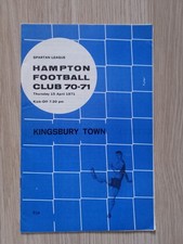 Hampton v Kingsbury Town