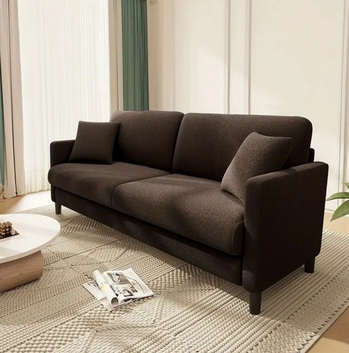 3seater teddy velvet sofa with - sofa,