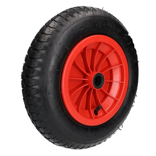 Red wheelbarrow wheel tyre - 14",