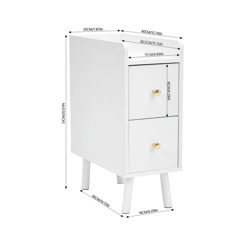 Drawers bedside cabinet - 2,