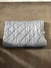 Grey Quilted Weighted Blanket Large Great For Anxiety And Sleep Aid Relief