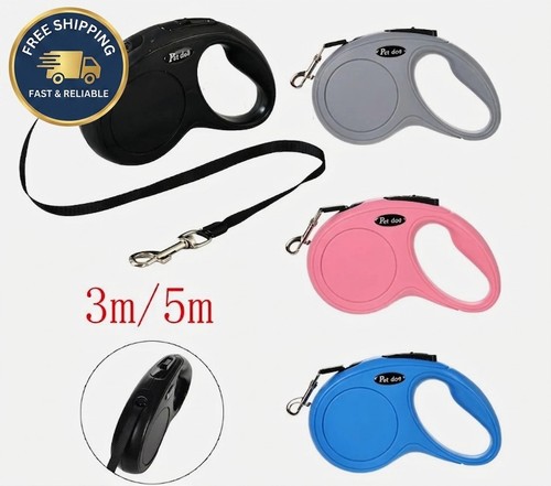 Retractable dog lead - lead, 3m