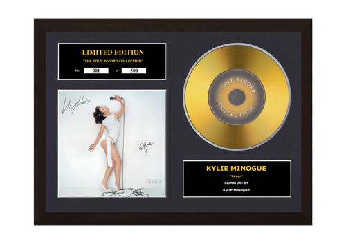 Kylie minogue signed - minogue, gold