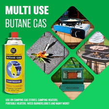 4 BUTANE GAS BOTTLES CANISTER