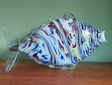 ☆ Large Vintage Murano Glass Fish Ornament/Vase - Collectable ☆