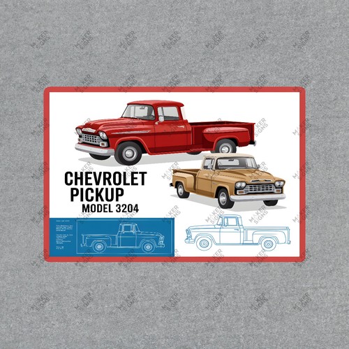 Vintage chevrolet pickup - vintage,