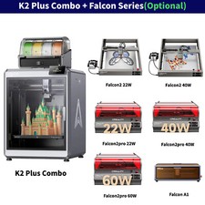 Creality K2 Plus Combo 3D Printer with Falcon series Laser Engraver Optional LOT