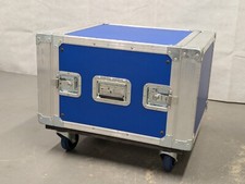 CP Cases 19" 8U Rack Mount Flight Storage Case Transport Box on Wheels