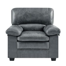Faux Leather Sofa Suite