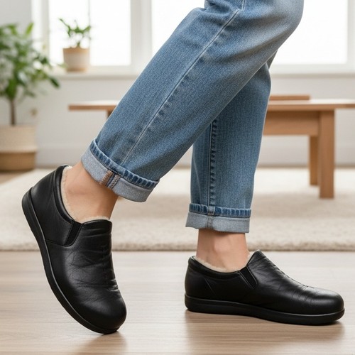 Sas womens black leather - womens,