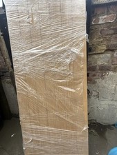 Howdens Holdenby Clear Glazed Door, 6'6" x 2'6", Oak Pre-Finished