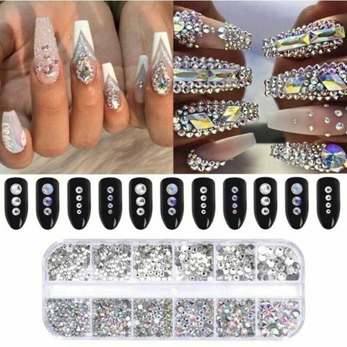 12box set hot glitter nail - 12box/set,