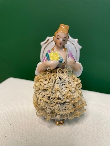 Vintage dresden lace porcelain - vintage,
