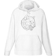 'Snarling Wolf Head' Adult